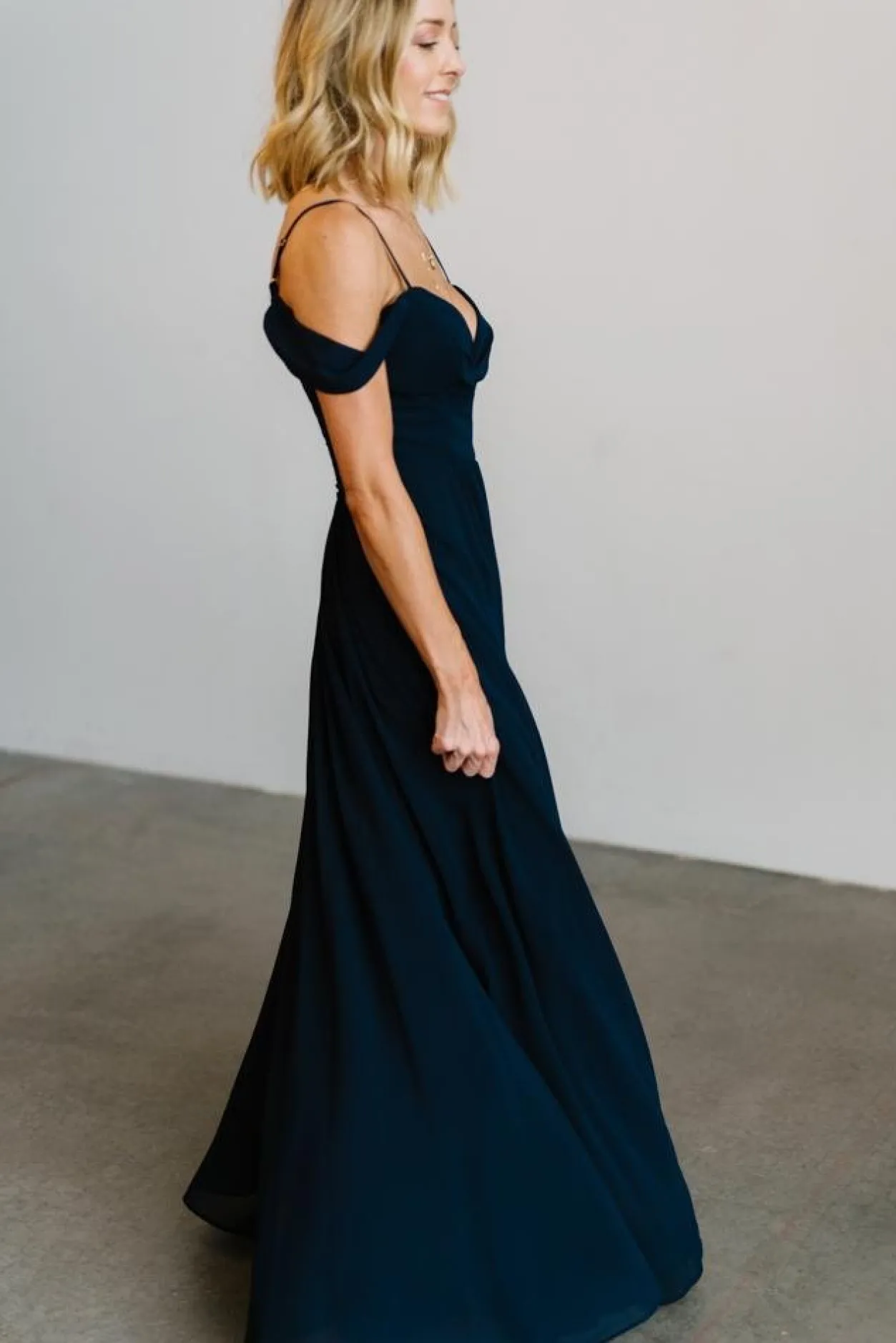 Clearance Baltic Born Bianca Lace Maxi Dress | Navy