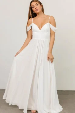 Hot Baltic Born Bianca Lace Maxi Dress | Off White OffWhite