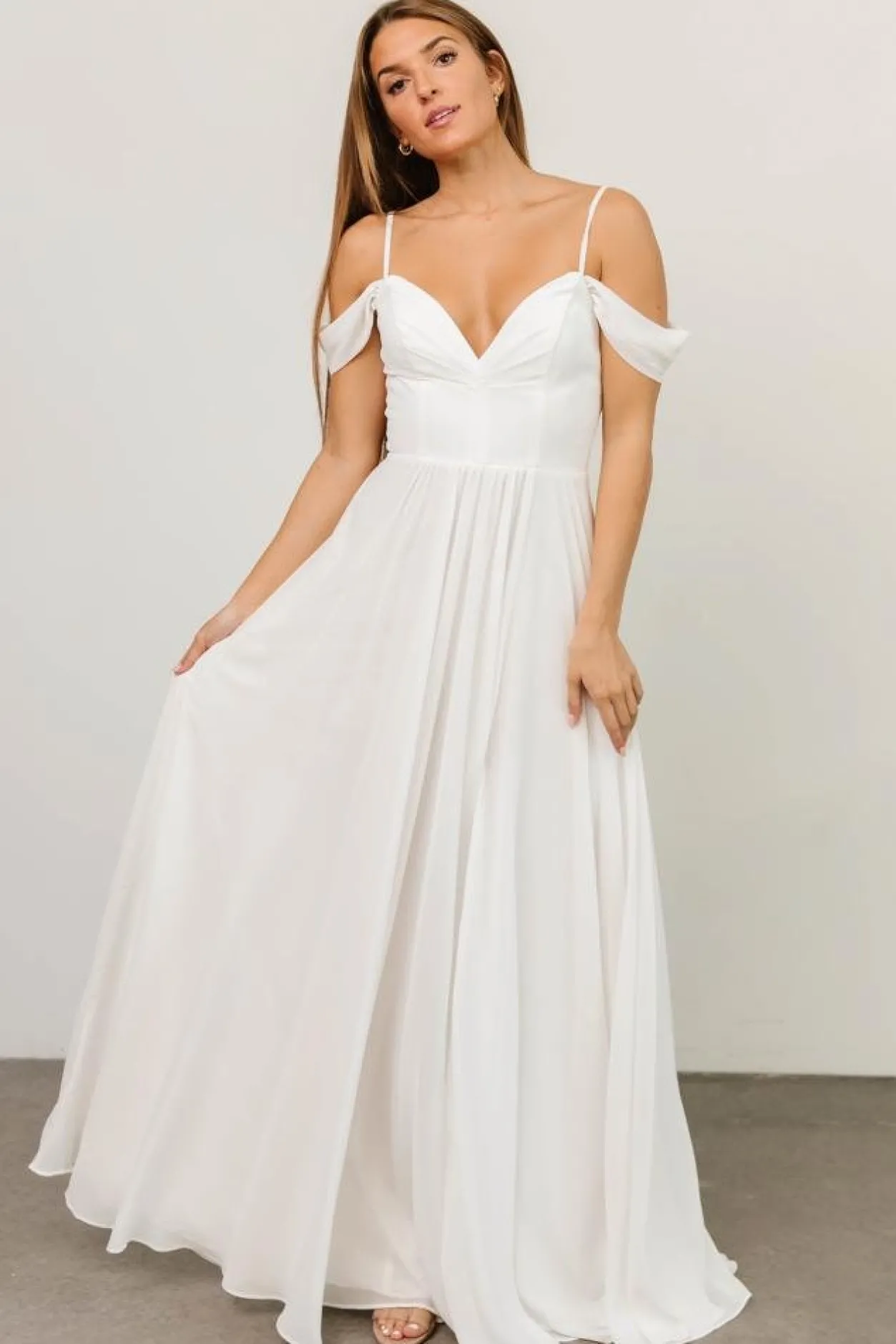 Hot Baltic Born Bianca Lace Maxi Dress | Off White OffWhite