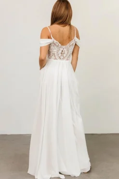 Hot Baltic Born Bianca Lace Maxi Dress | Off White OffWhite