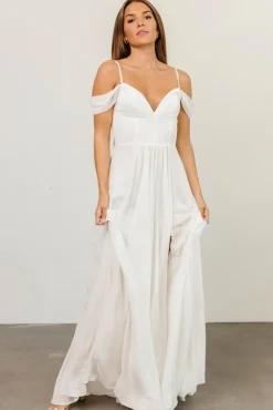 Hot Baltic Born Bianca Lace Maxi Dress | Off White OffWhite