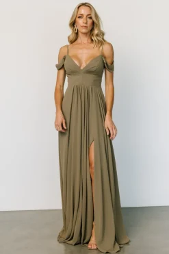 Discount Baltic Born Bianca Lace Maxi Dress | Olive