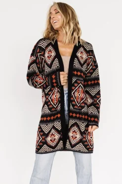 Fashion Baltic Born Billings Knit Cardigan | Black Multi BlackMulti