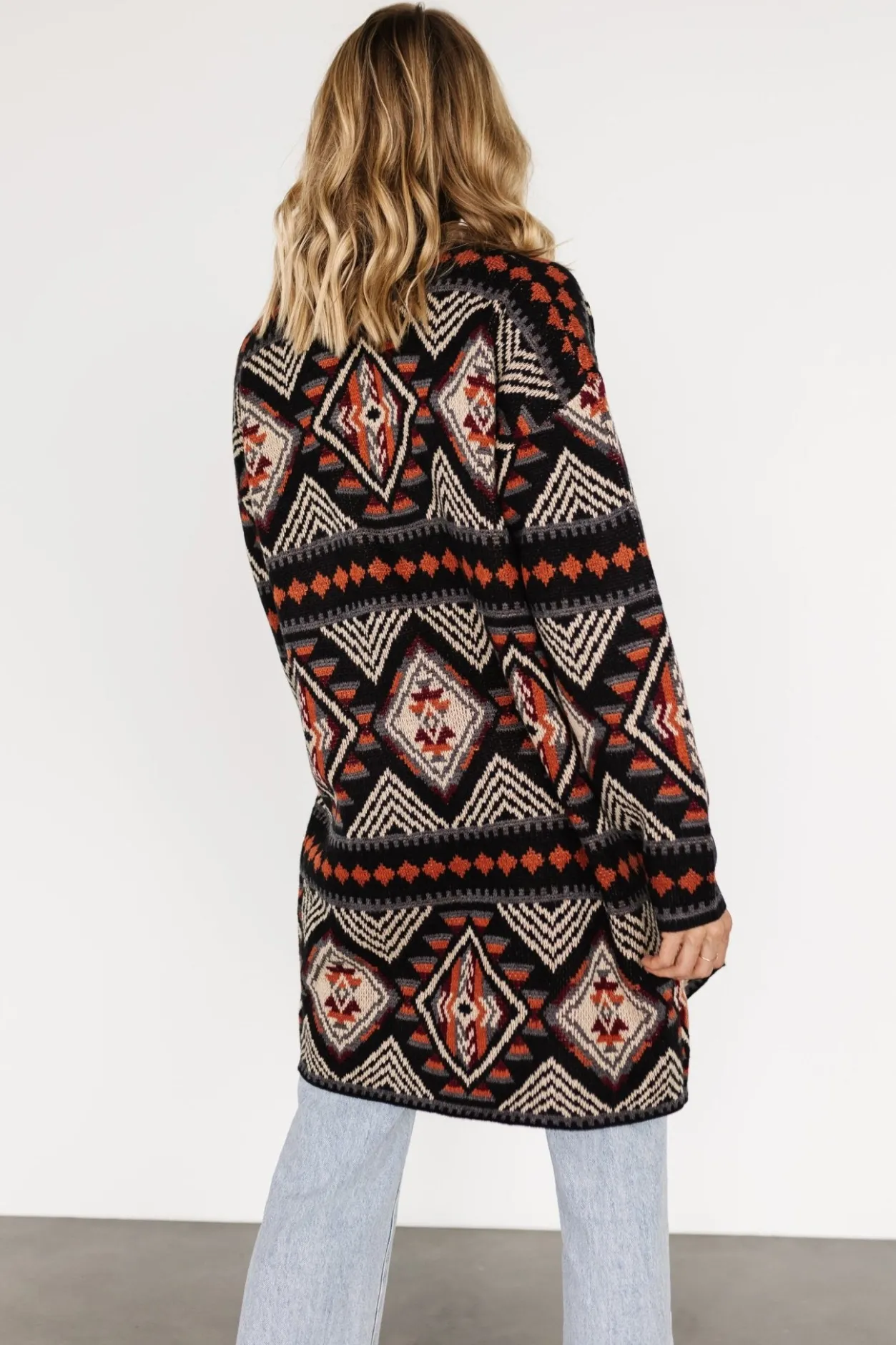 Fashion Baltic Born Billings Knit Cardigan | Black Multi BlackMulti