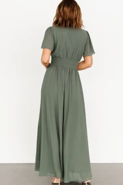 Online Baltic Born Birdie Maxi Dress | Dark Sage DarkSage
