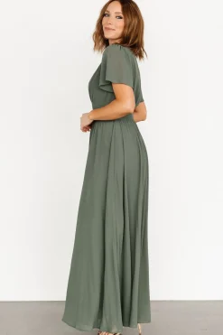 Online Baltic Born Birdie Maxi Dress | Dark Sage DarkSage