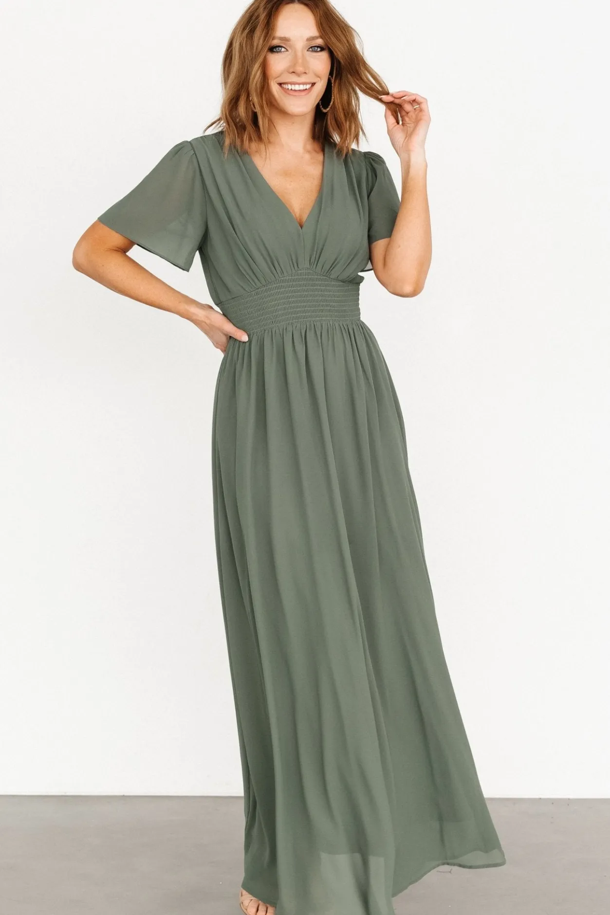 Online Baltic Born Birdie Maxi Dress | Dark Sage DarkSage
