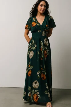 Best Baltic Born Birdie Maxi Dress | Deep Topaz Floral DeepTopazFloral