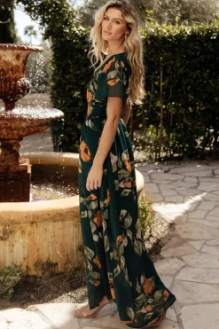 Best Baltic Born Birdie Maxi Dress | Deep Topaz Floral DeepTopazFloral