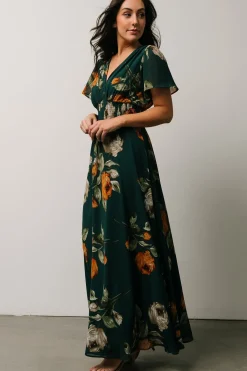 Best Baltic Born Birdie Maxi Dress | Deep Topaz Floral DeepTopazFloral