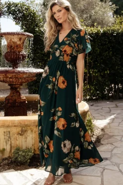 Best Baltic Born Birdie Maxi Dress | Deep Topaz Floral DeepTopazFloral