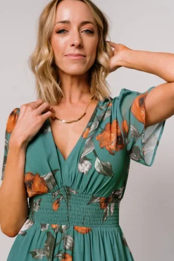 Hot Baltic Born Birdie Maxi Dress | Eucalyptus Floral EucalyptusFloral
