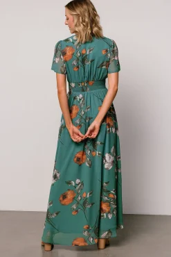 Hot Baltic Born Birdie Maxi Dress | Eucalyptus Floral EucalyptusFloral