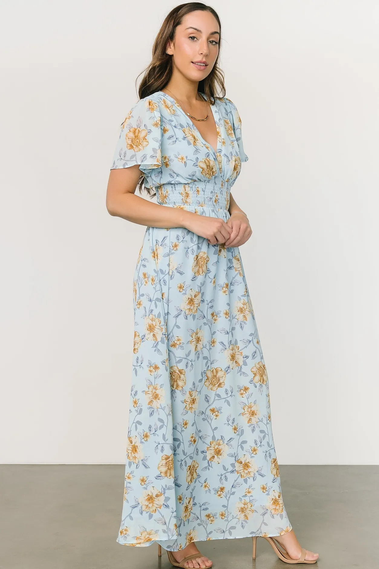 Fashion Baltic Born Birdie Maxi Dress | Light Blue Floral LightBlueFloral