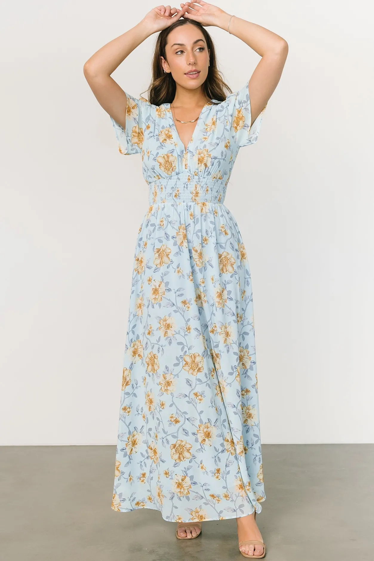 Fashion Baltic Born Birdie Maxi Dress | Light Blue Floral LightBlueFloral
