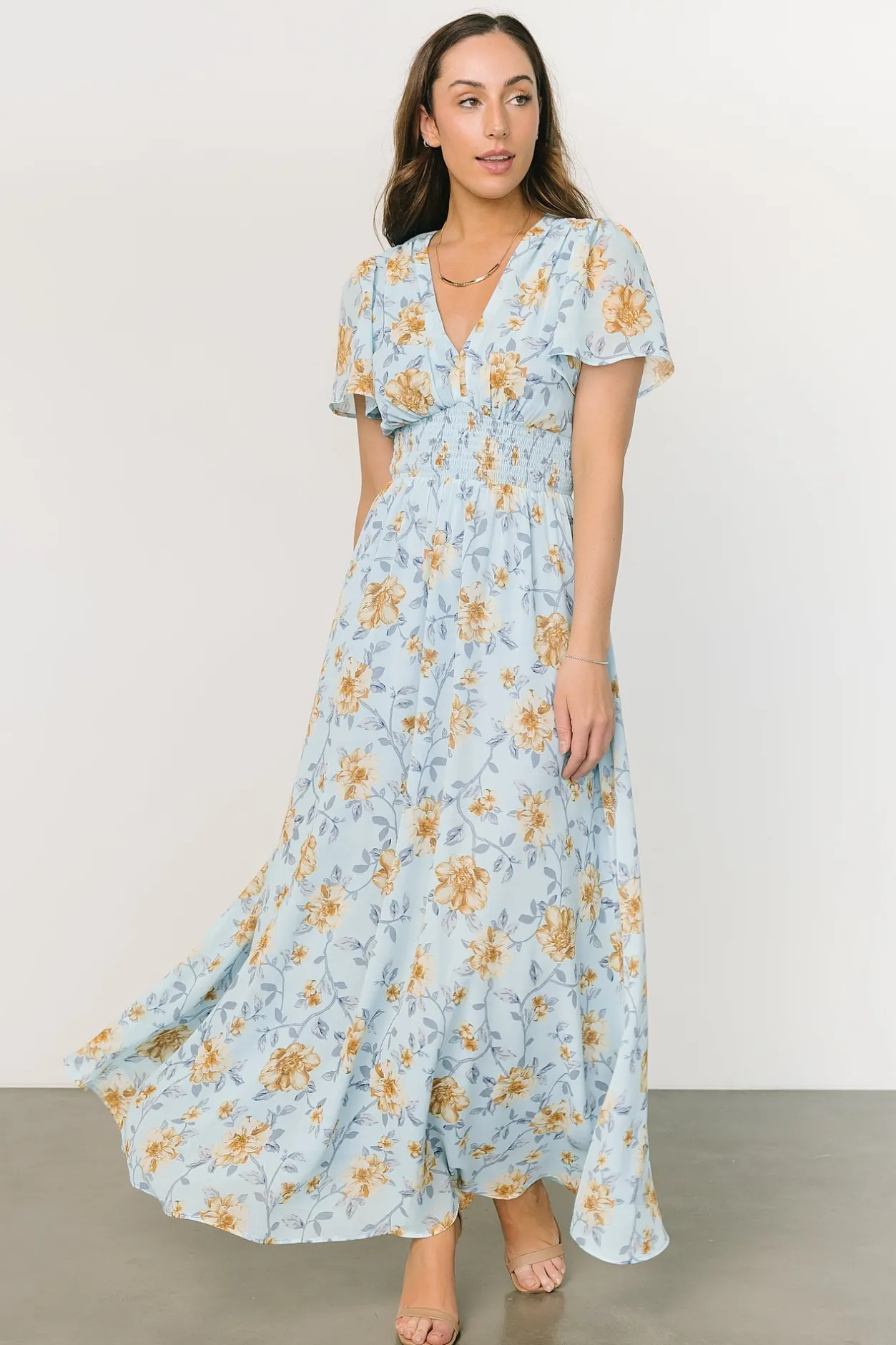 Fashion Baltic Born Birdie Maxi Dress | Light Blue Floral LightBlueFloral