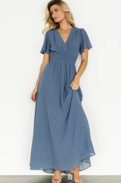Discount Baltic Born Birdie Maxi Dress | Whisper Blue WhisperBlue