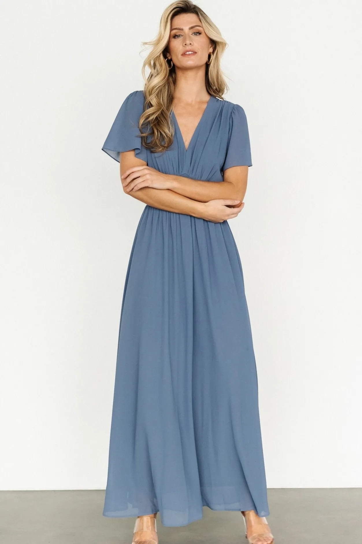 Discount Baltic Born Birdie Maxi Dress | Whisper Blue WhisperBlue