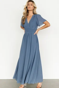 Discount Baltic Born Birdie Maxi Dress | Whisper Blue WhisperBlue