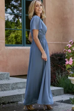 Discount Baltic Born Birdie Maxi Dress | Whisper Blue WhisperBlue