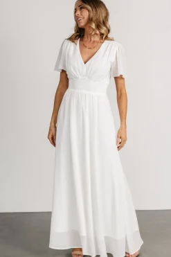Discount Baltic Born Birdie Maxi Dress | White