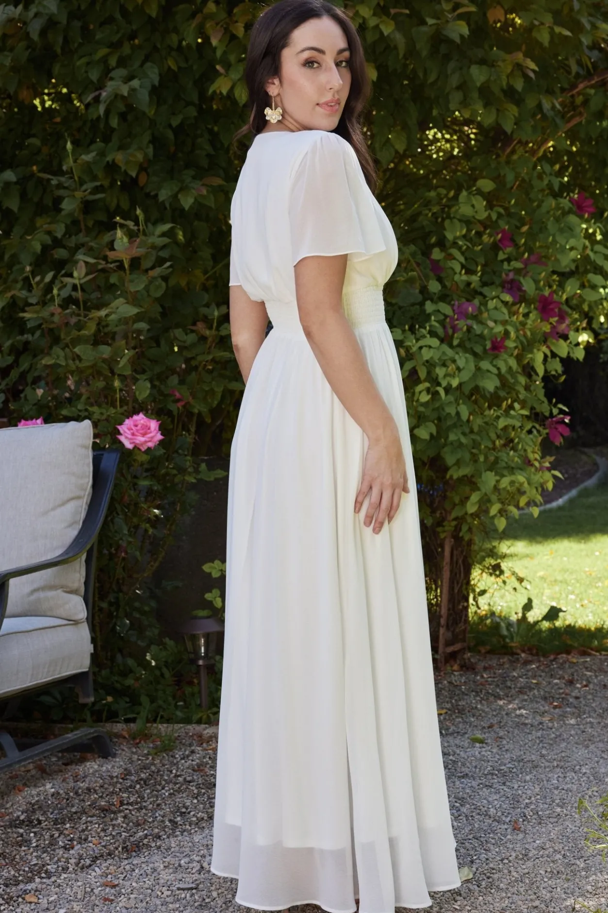 Discount Baltic Born Birdie Maxi Dress | White