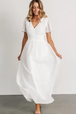 Discount Baltic Born Birdie Maxi Dress | White