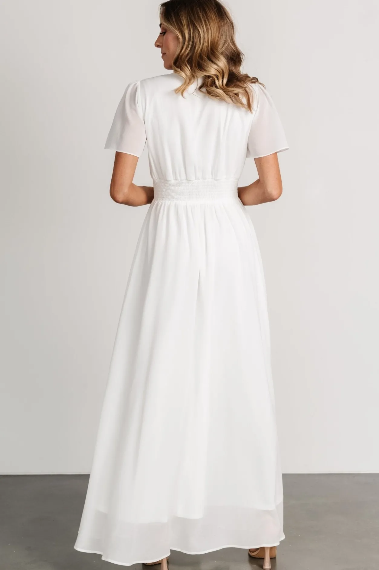 Discount Baltic Born Birdie Maxi Dress | White