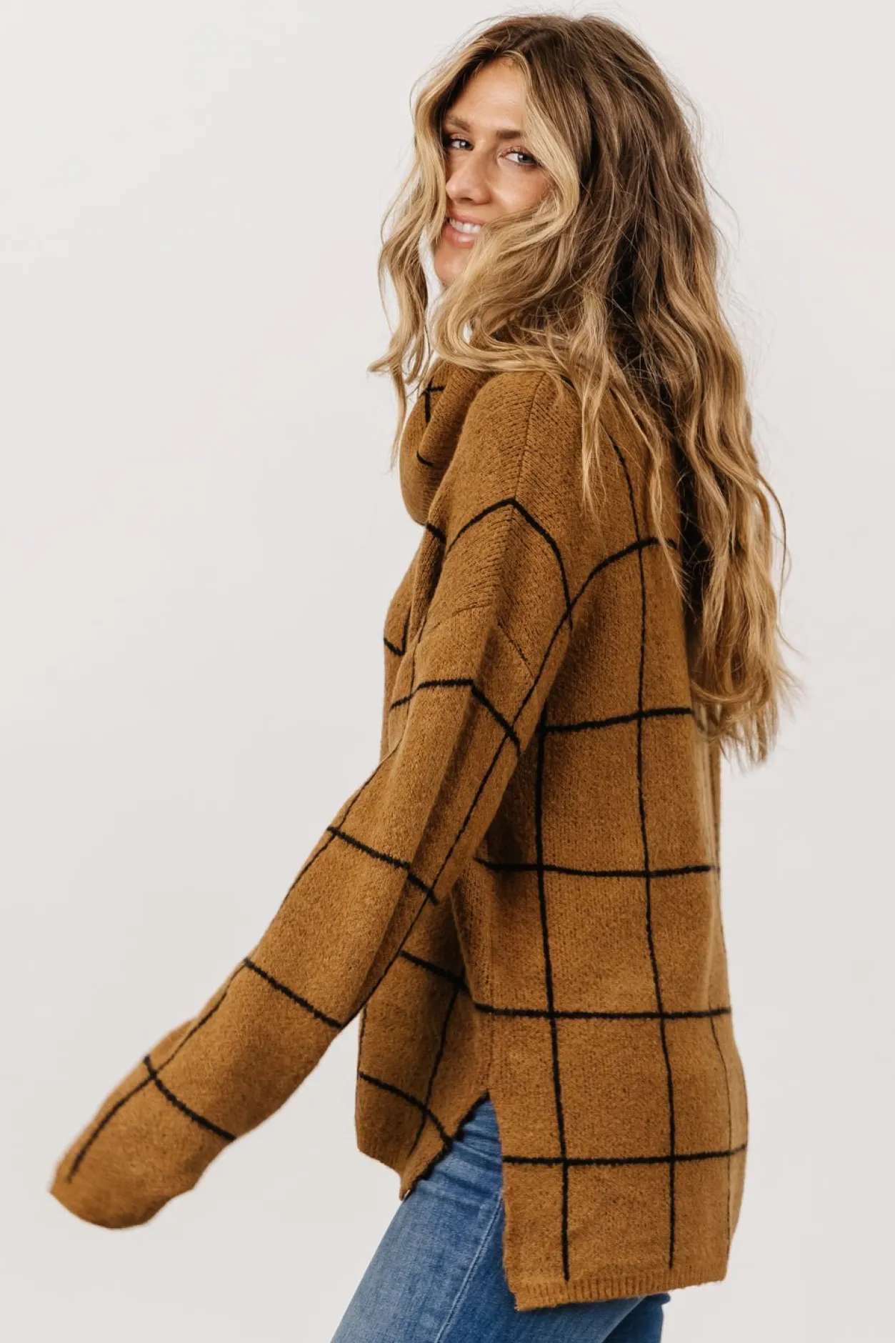 Best Baltic Born Birmingham Funnel Neck Sweater | Brown