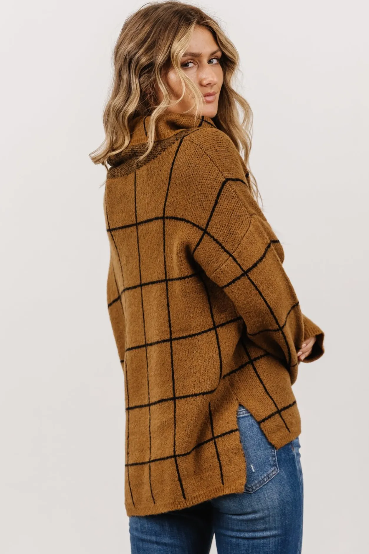 Best Baltic Born Birmingham Funnel Neck Sweater | Brown