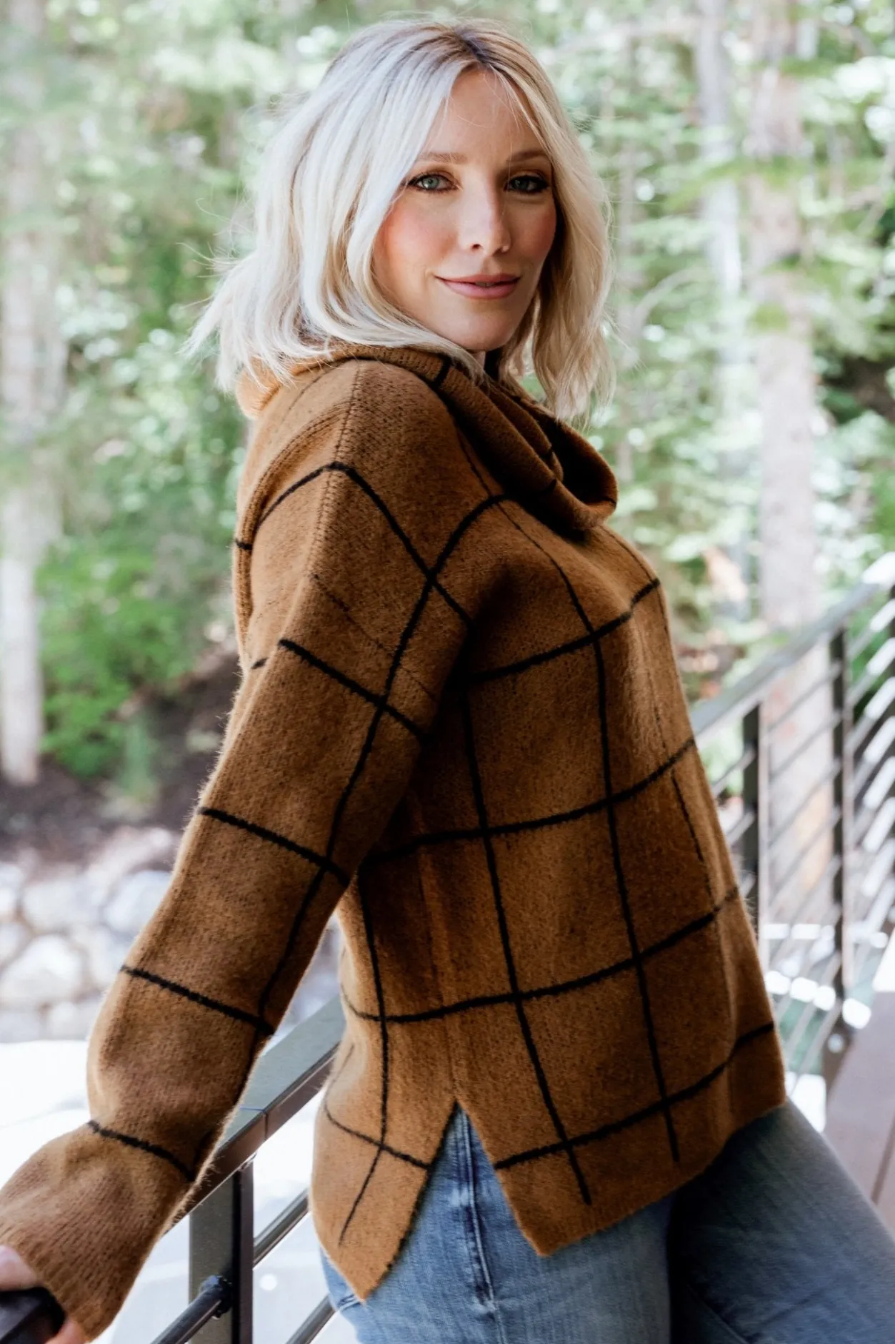 Best Baltic Born Birmingham Funnel Neck Sweater | Brown