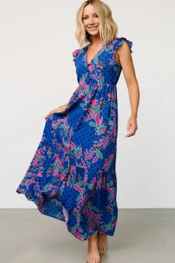 Best Baltic Born Biscayne Maxi Dress | Indigo Print IndigoPrint