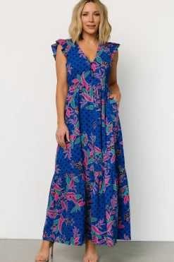 Best Baltic Born Biscayne Maxi Dress | Indigo Print IndigoPrint