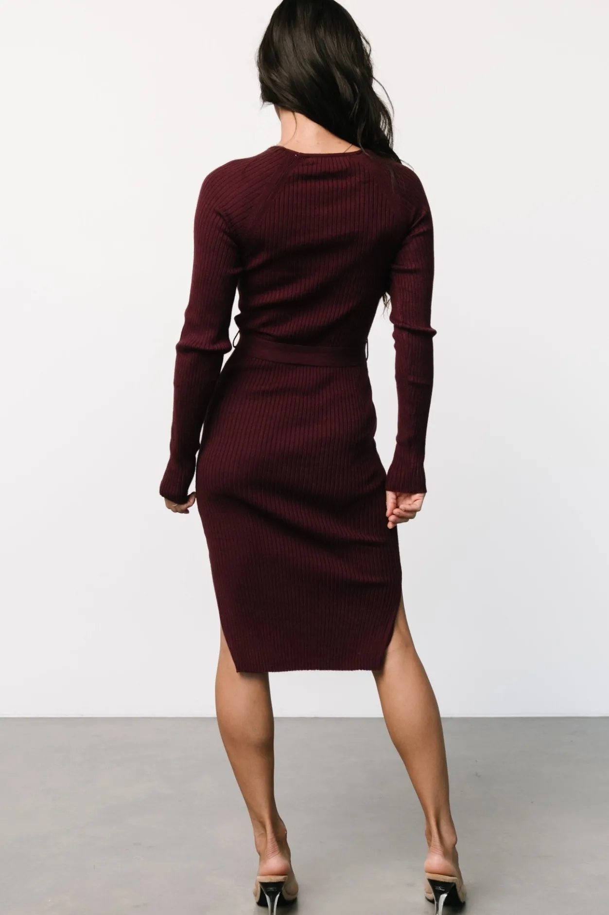 Clearance Baltic Born Blayne Ribbed Midi Dress | Mulberry