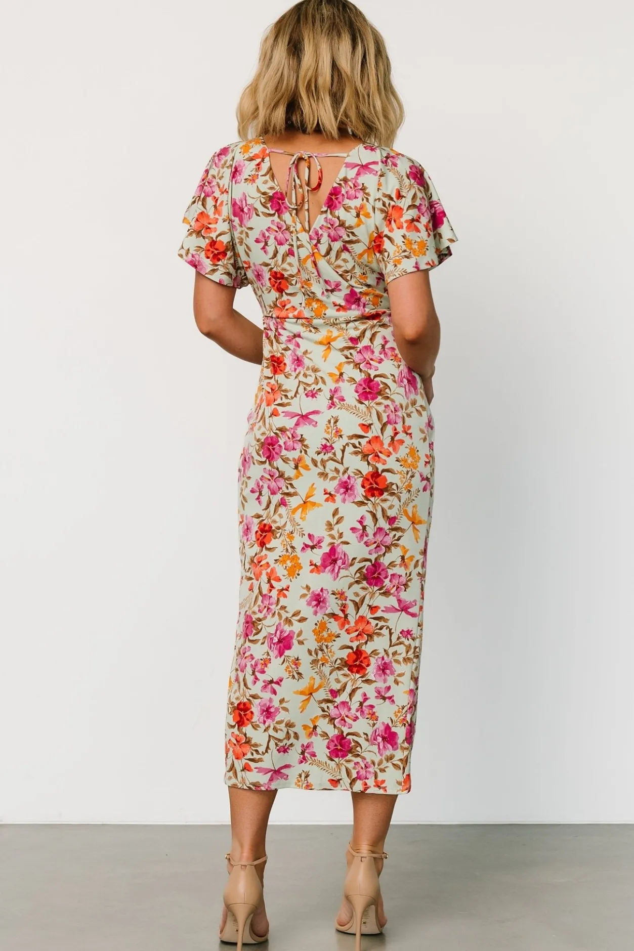 Best Baltic Born Bloomfield Midi Dress | Sage Floral SageFloral