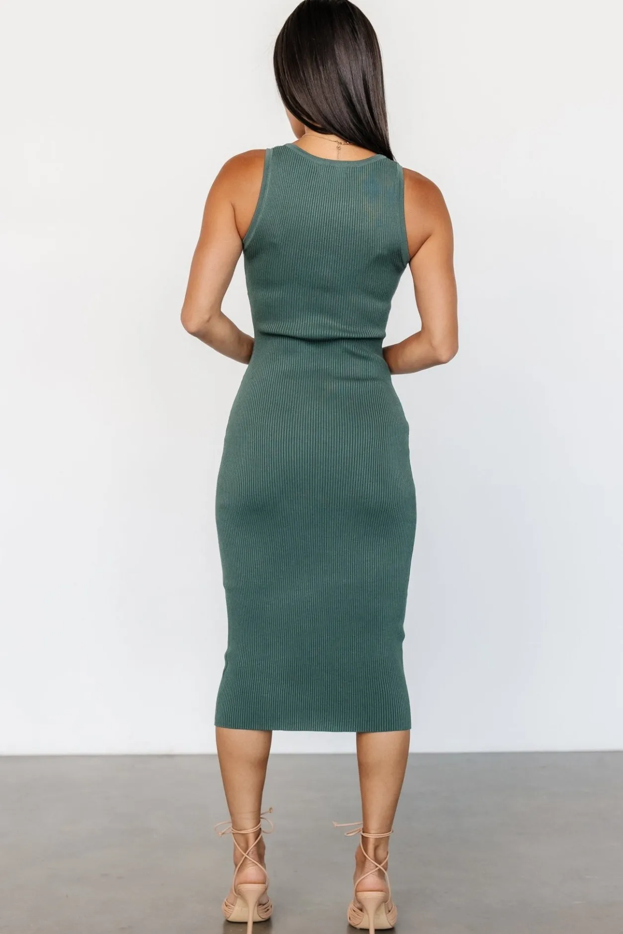 Sale Baltic Born Bobbie Snap Button Midi Dress | Green