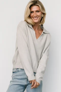 Hot Baltic Born Bodhi Sweater | Light Gray LightGray