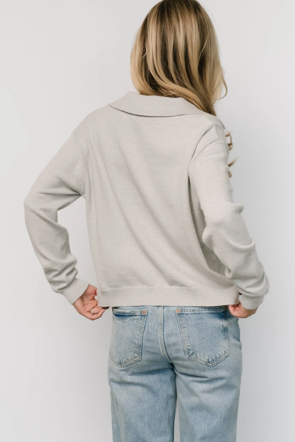 Hot Baltic Born Bodhi Sweater | Light Gray LightGray