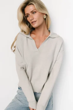 Hot Baltic Born Bodhi Sweater | Light Gray LightGray