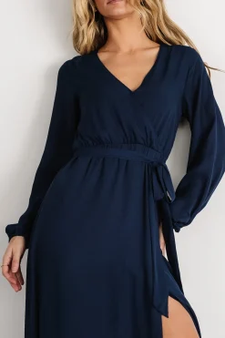 Sale Baltic Born Breanne Faux Wrap Maxi Dress | Navy