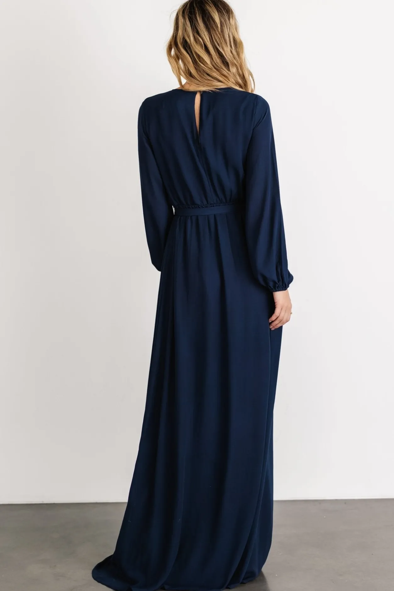 Sale Baltic Born Breanne Faux Wrap Maxi Dress | Navy