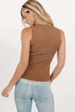 Fashion Baltic Born Bree Knit Tank Top | Brown