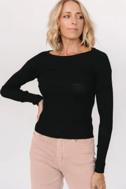 Fashion Baltic Born Bren Sweater Top | Black