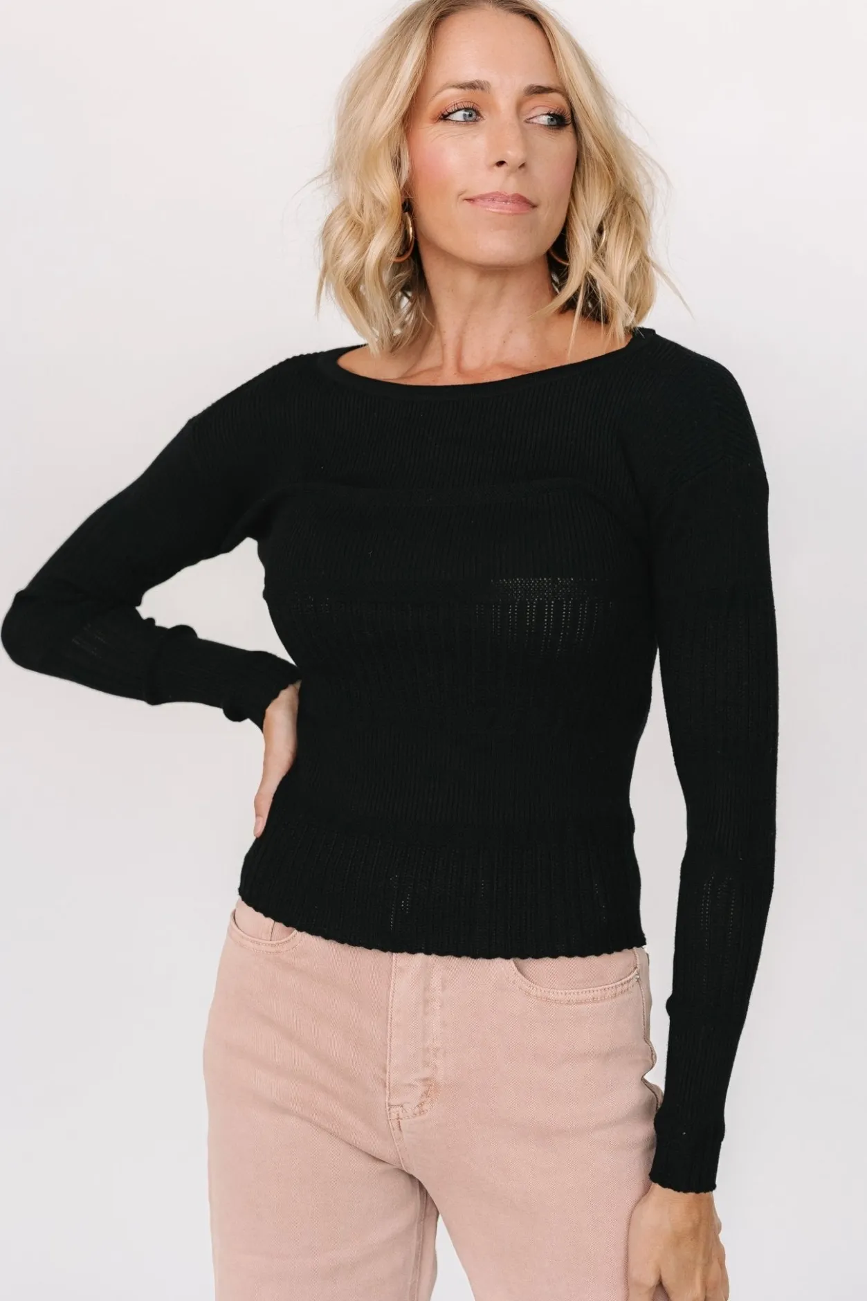 Fashion Baltic Born Bren Sweater Top | Black