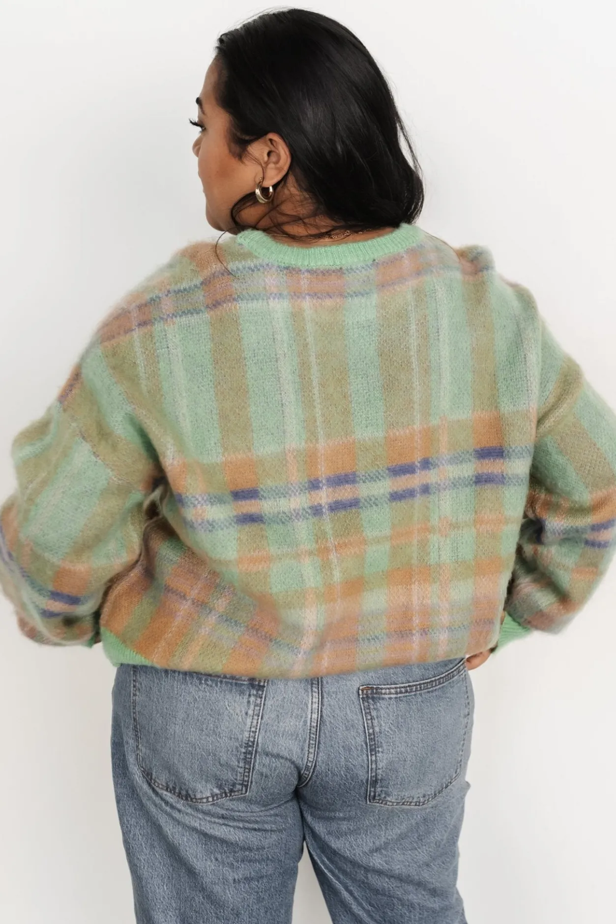Sale Baltic Born Brentridge Plaid Sweater | Green Multi GreenMulti
