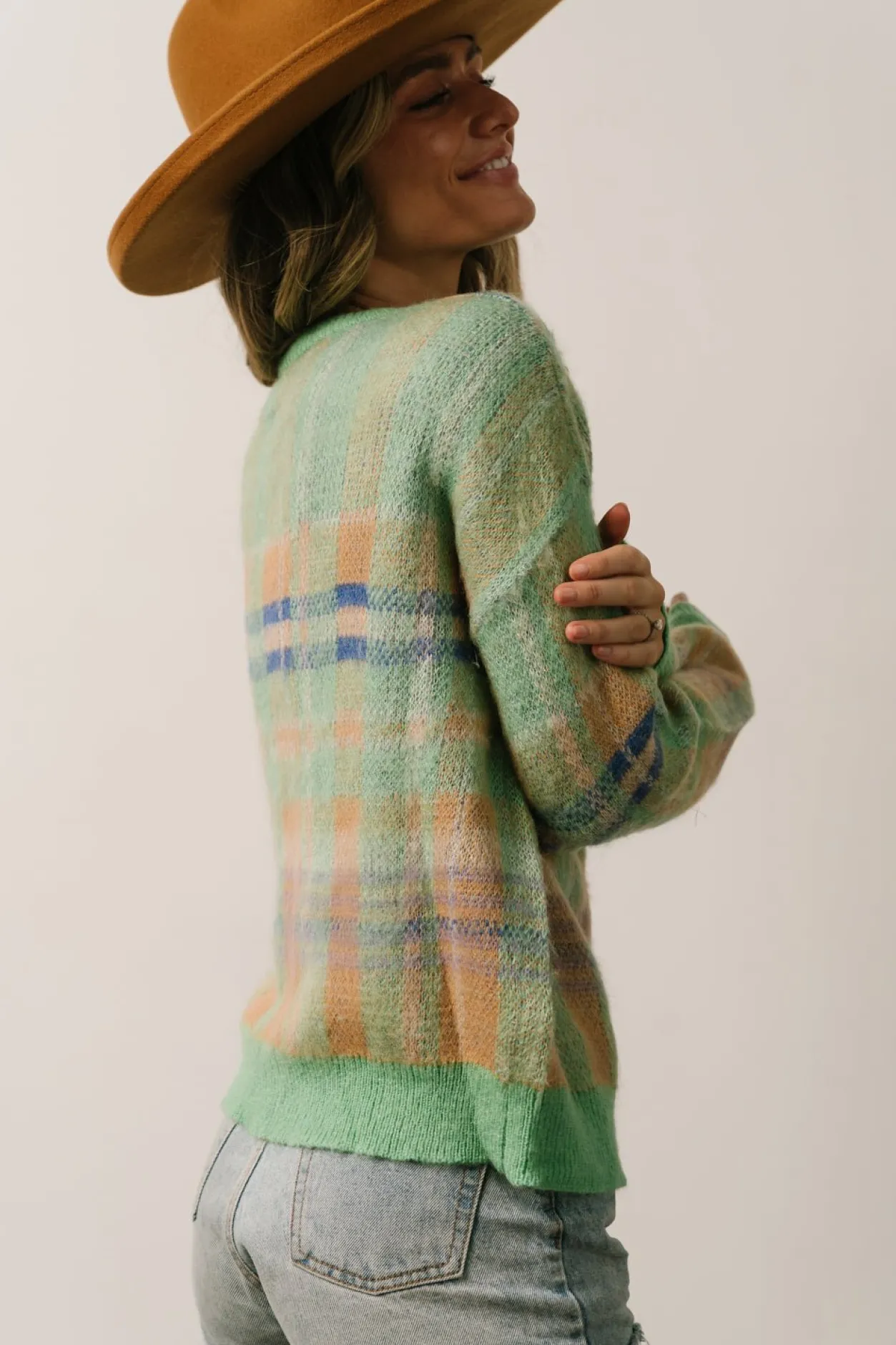 Sale Baltic Born Brentridge Plaid Sweater | Green Multi GreenMulti