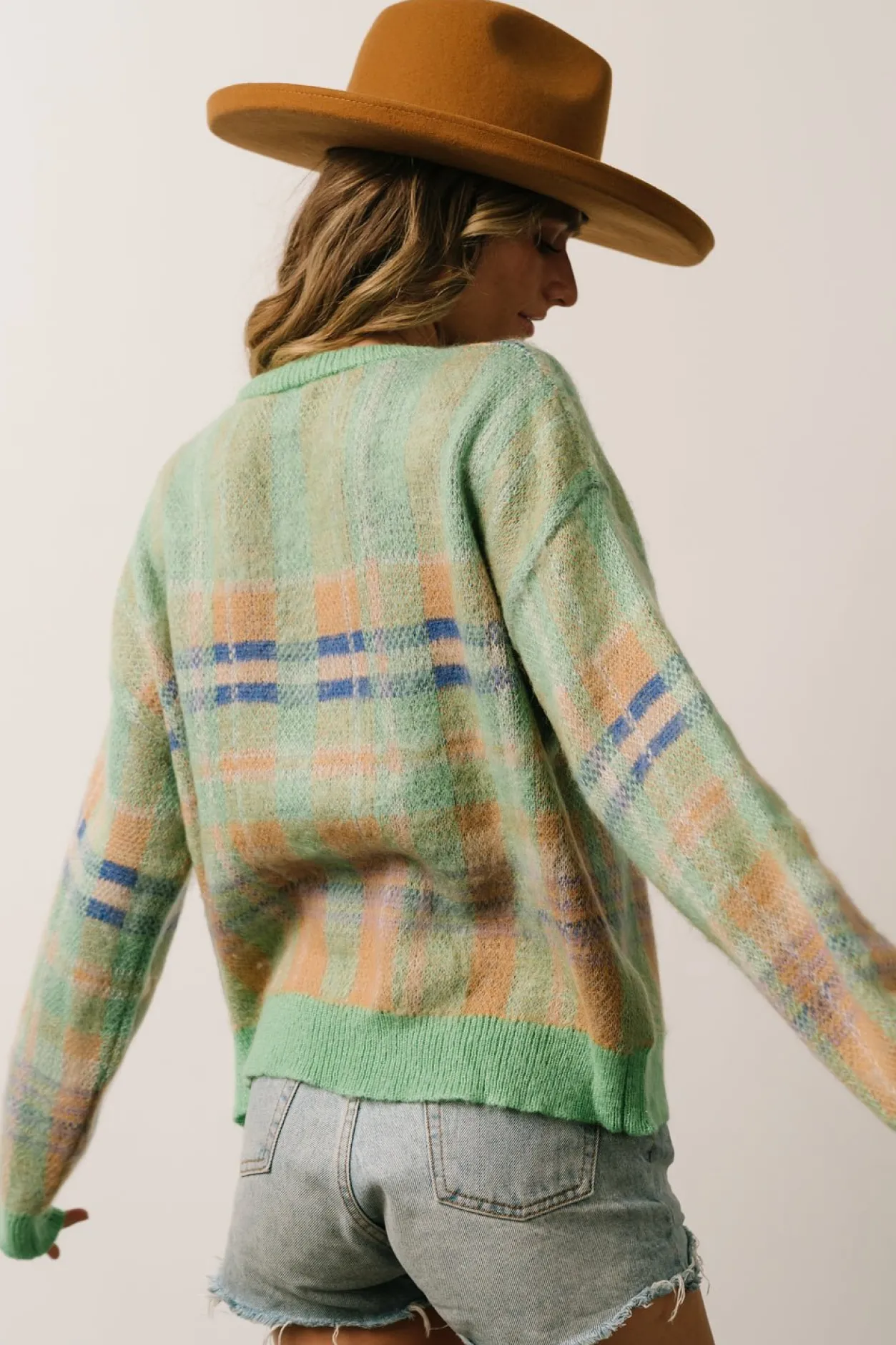 Sale Baltic Born Brentridge Plaid Sweater | Green Multi GreenMulti