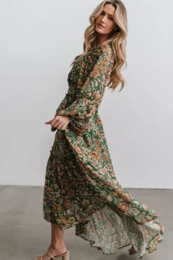 Outlet Baltic Born Bria Maxi Dress | Green Floral GreenFloral