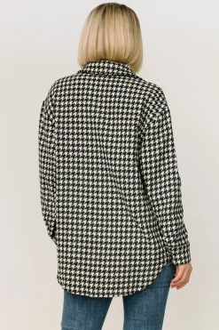 Sale Baltic Born Bridger Houndstooth Jacket | Dark Navy + Ivory DarkNavy+Ivory