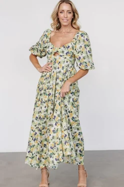 Best Baltic Born Brielle Maxi Dress | Green Floral GreenFloral
